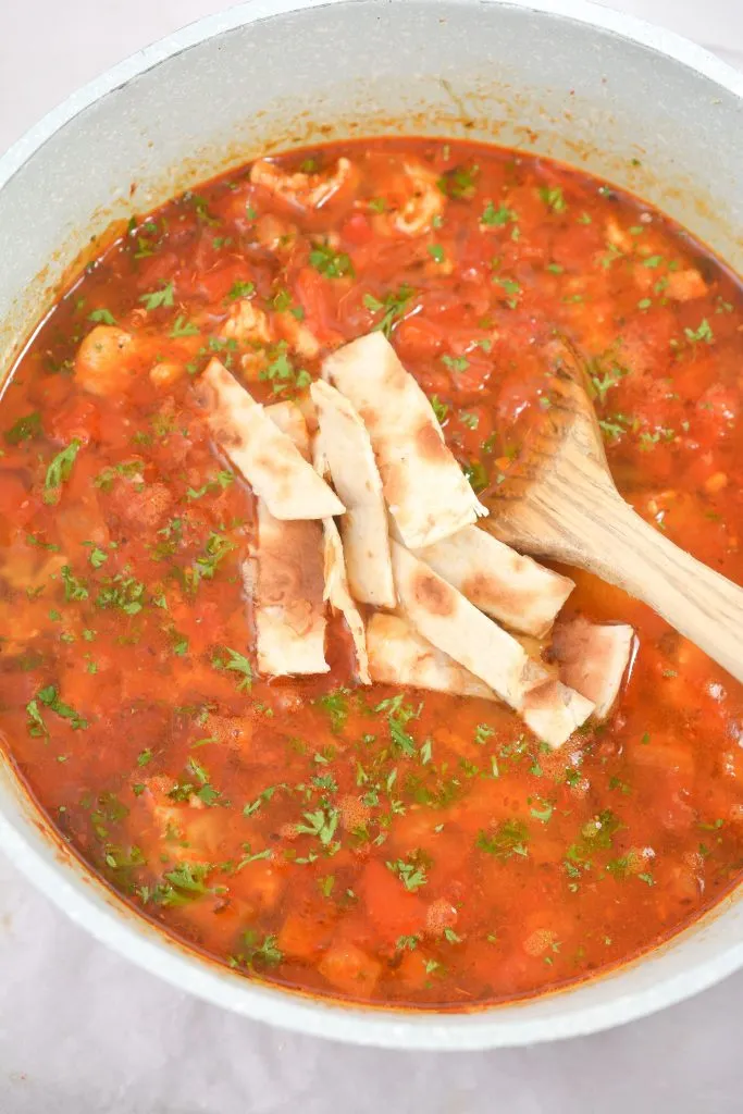 Creamy Chicken Enchilada Soup