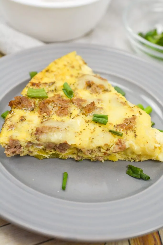 Sausage Frittata with Summer Squash