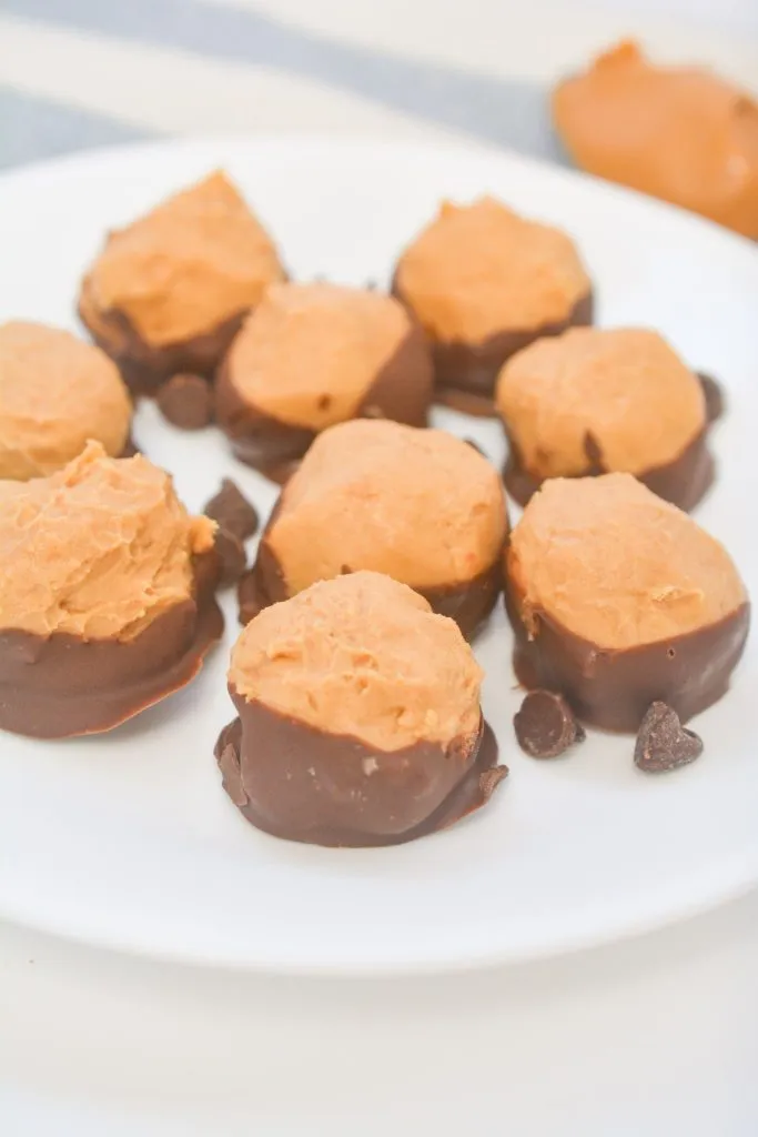 Chocolate-Dipped Peanut Butter Buckeye Balls