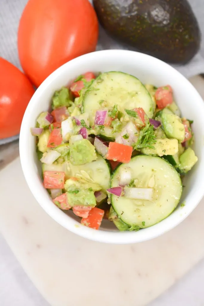 Garden Fresh Avocado Salad