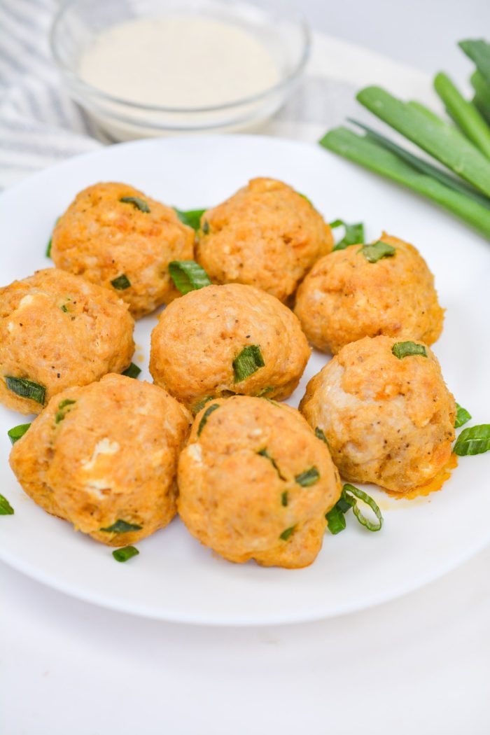 Low-carb Chicken Meatballs with a Kick