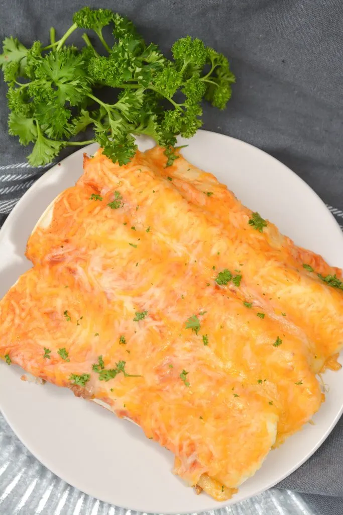 The Best and Easiest Beef Enchiladas