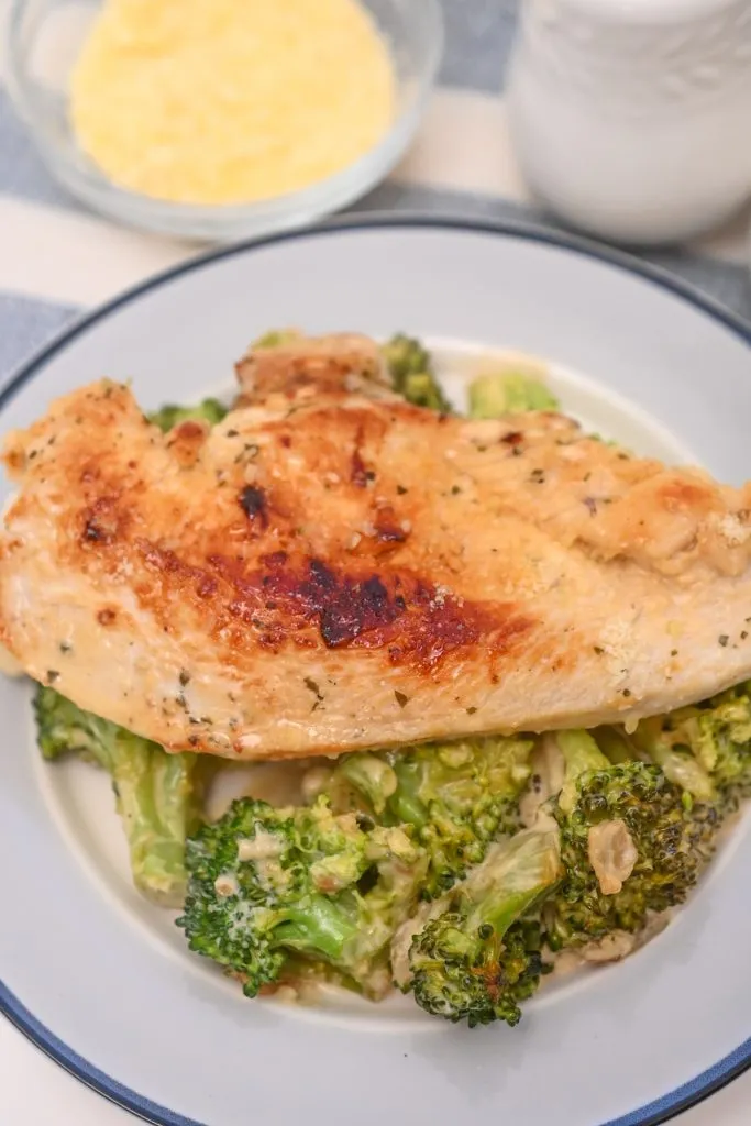Cast Iron Chicken with Broccoli and Ranch