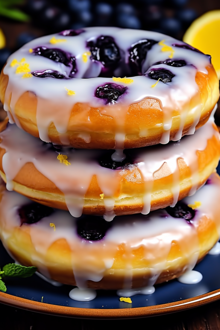 Lemony Blueberry Bliss: The Donut Chronicles
