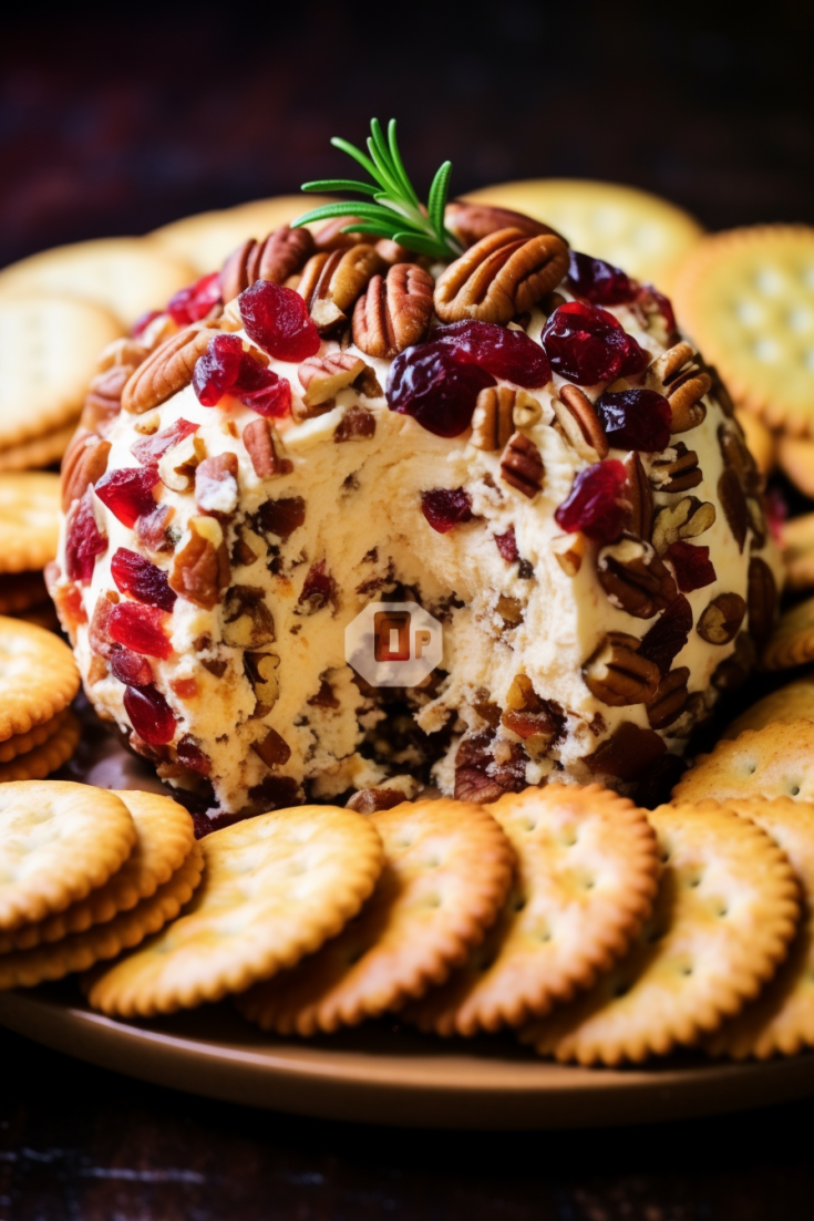 Pecan and Cranberry Cheese Ball Delight