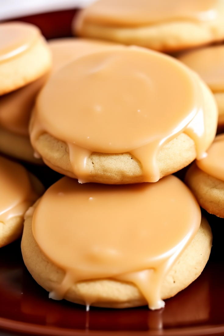 Maple-flavored Cookies Drizzled with Maple Glaze