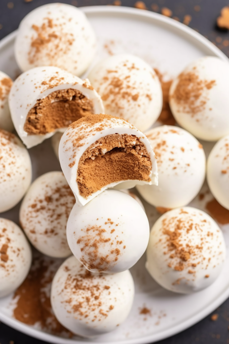 Cheesecake Bites Infused with the Rich Flavors of Pumpkin Spice