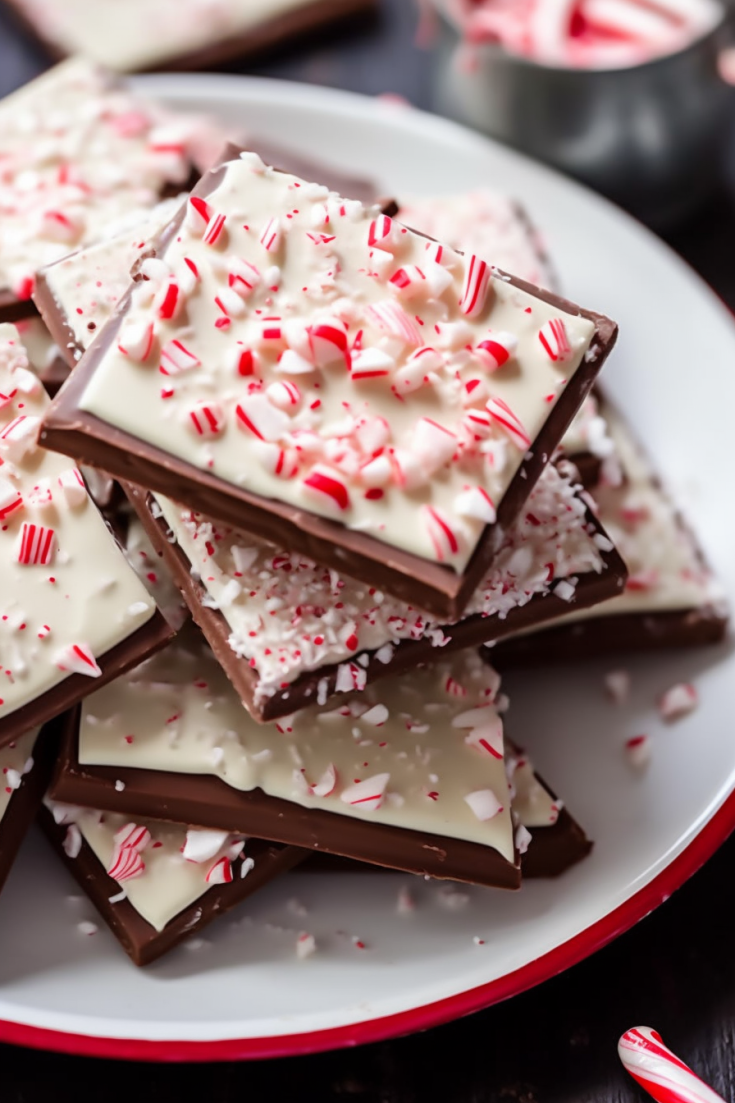 Peppermint Chocolate Graham Delights