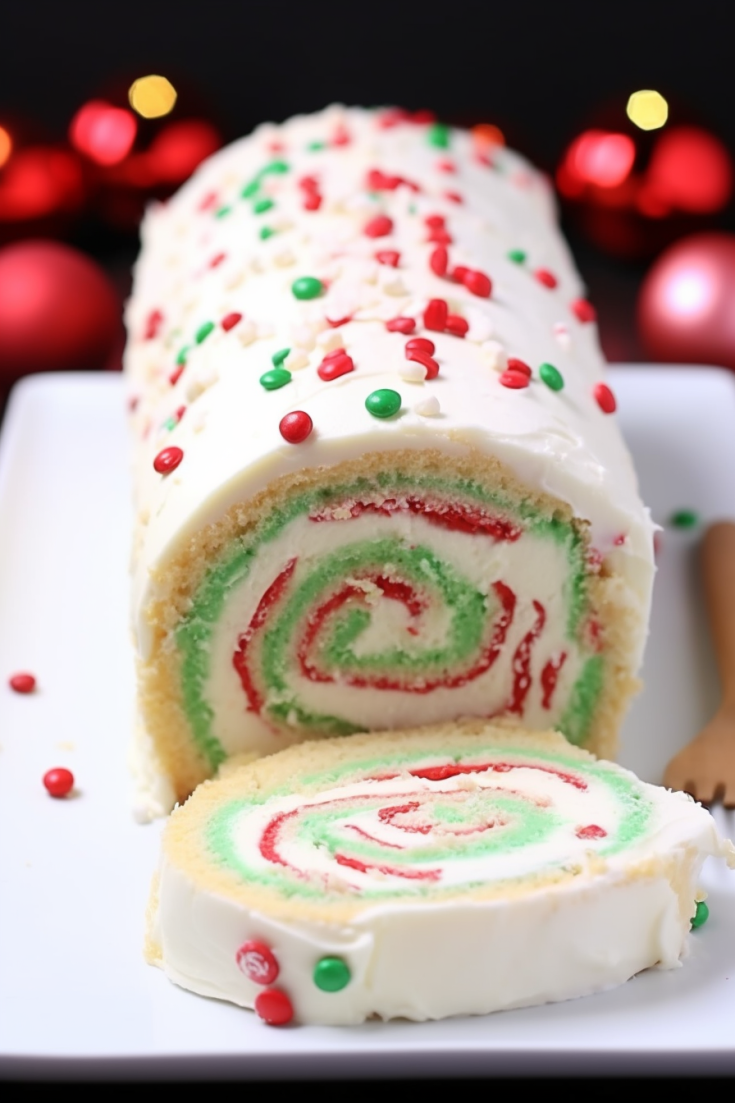 Holiday Vanilla Swirl Cake