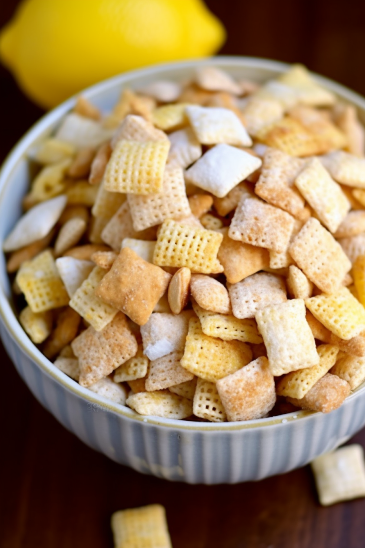Lemon-Flavored Puppy Chow Snack Mix