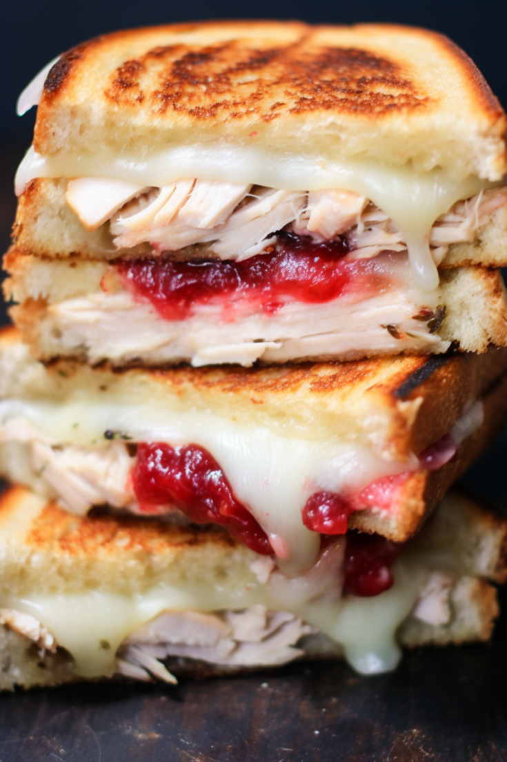 Cranberry Turkey Melt Sandwich
