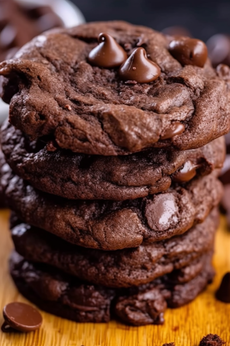 Delicious Double Chocolate Chip Cookies