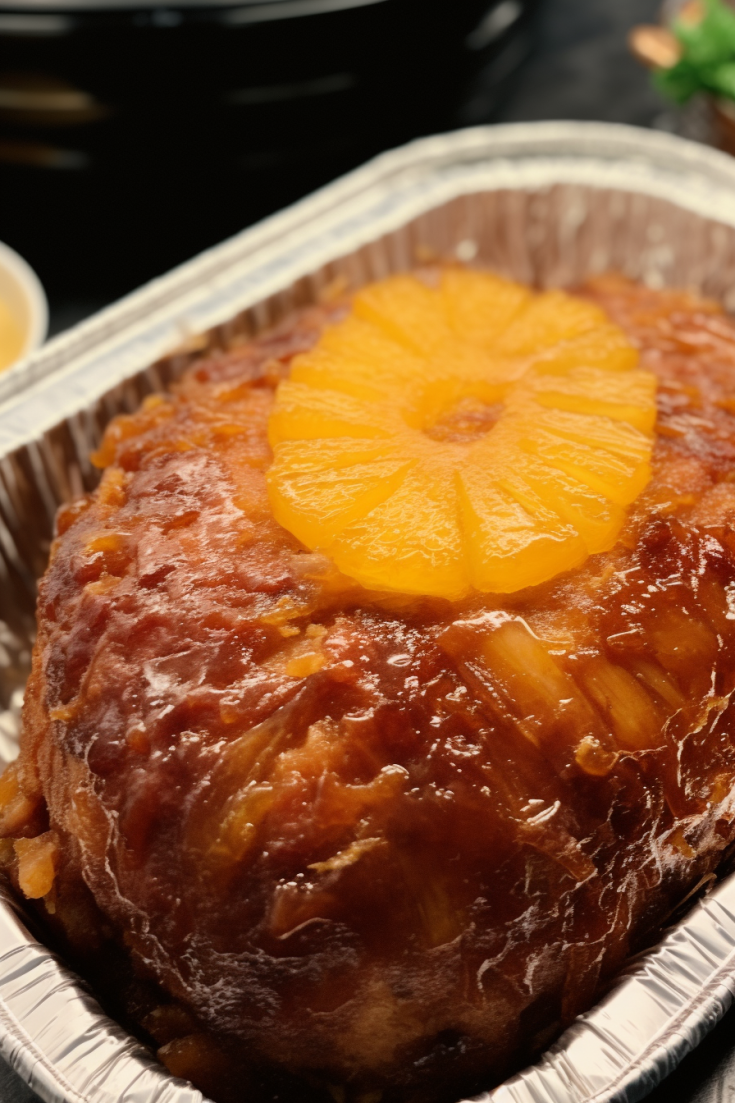 Pineapple and Brown Sugar Glazed Baked Ham