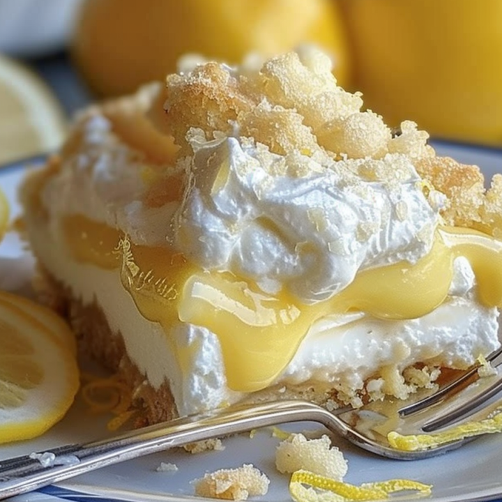 4-Ingredient Lemon Cream Cheese Dump Cake-image