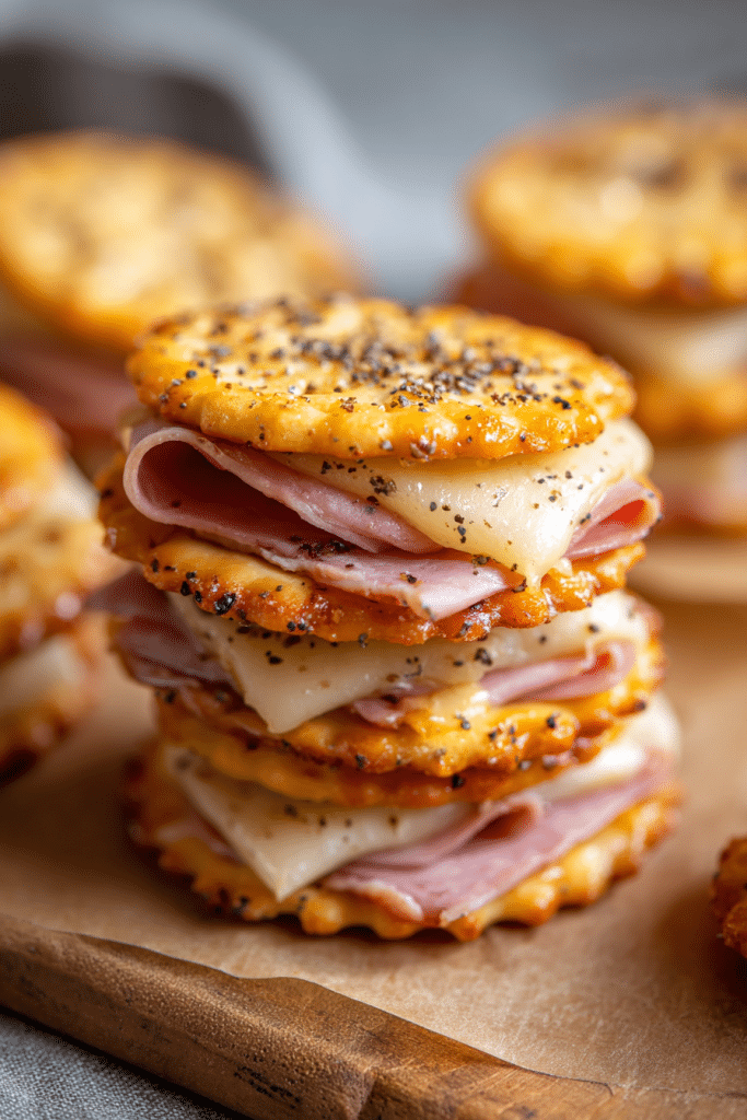 Ritz Cracker Party Sandwiches
