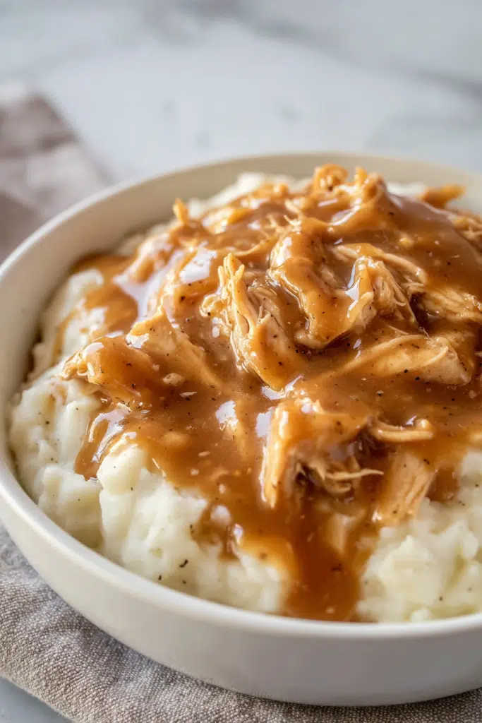 Slow Cooker Chicken and Gravy