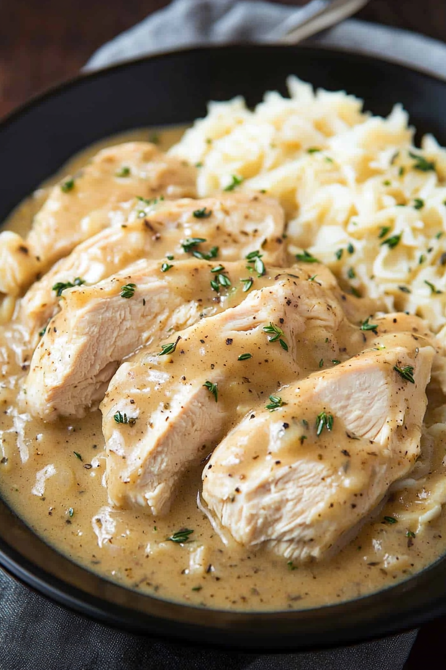 Slow Cooker Chicken and Gravy An Organized Chaos