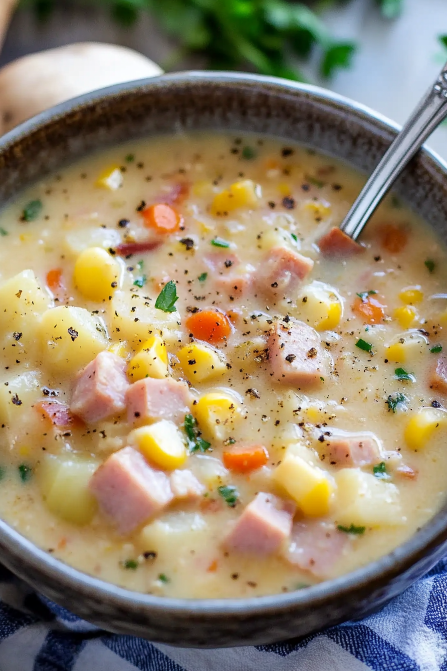 Ham And Corn Chowder