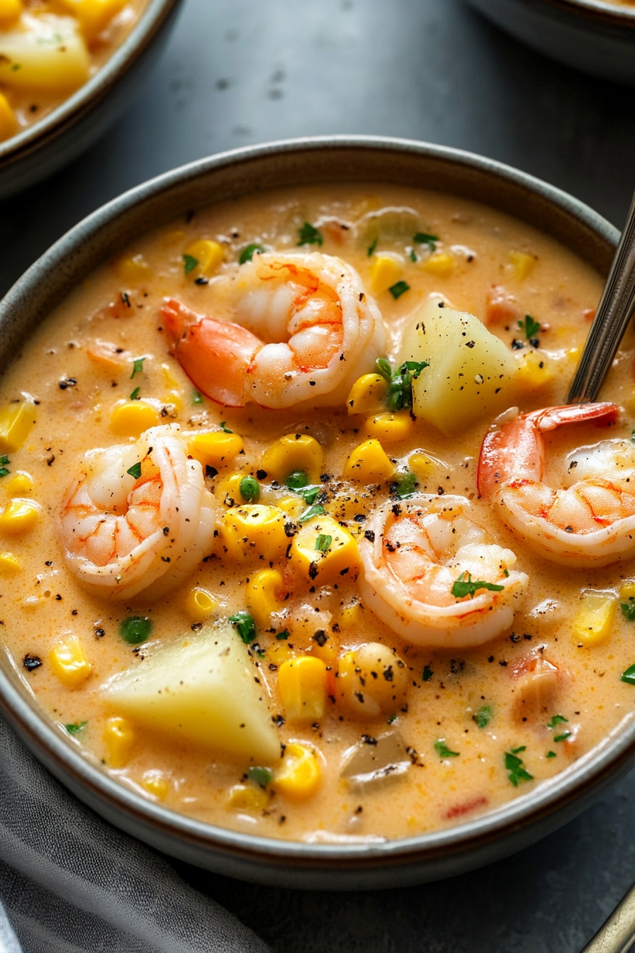 Shrimp and Corn Soup An Organized Chaos