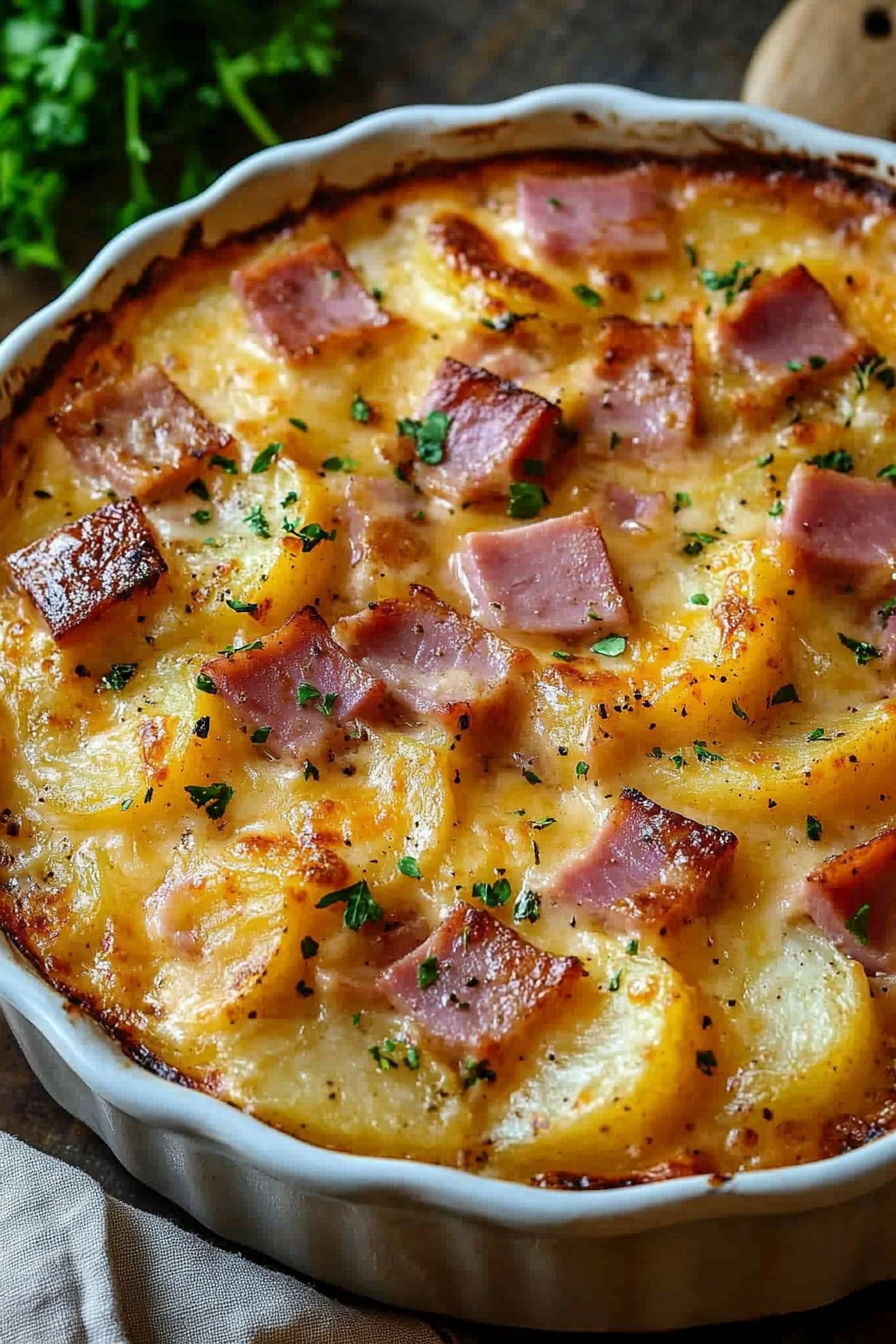 Ham and Potato Au Gratin - An Organized Chaos