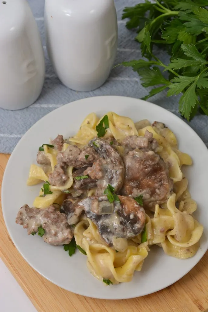 Ground Beef Stroganoff