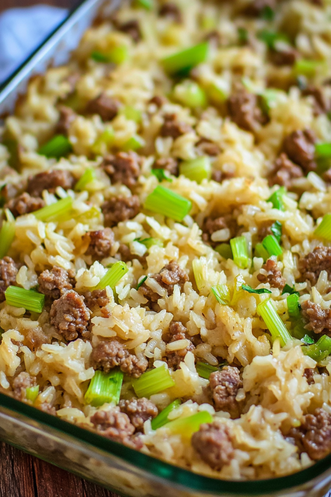 Hamburger & Rice Casserole