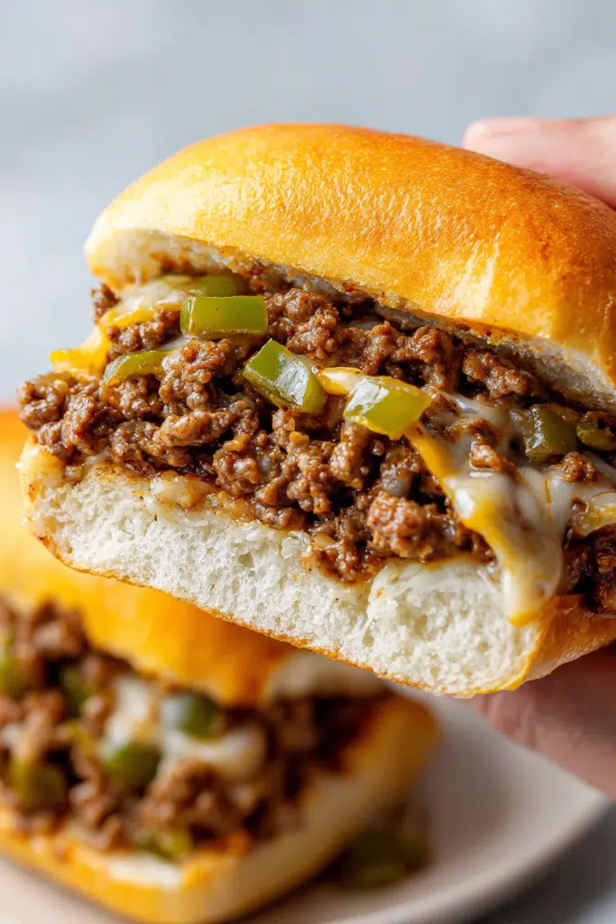 Philly Cheesesteak Sloppy Joes