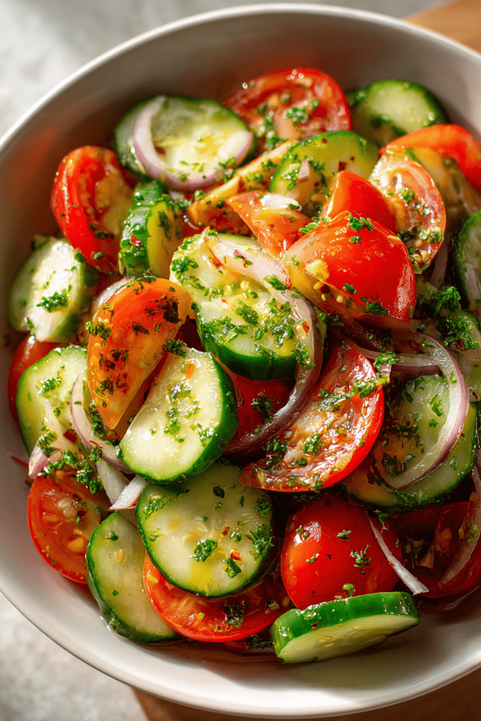 Cucumber Tomato Salad