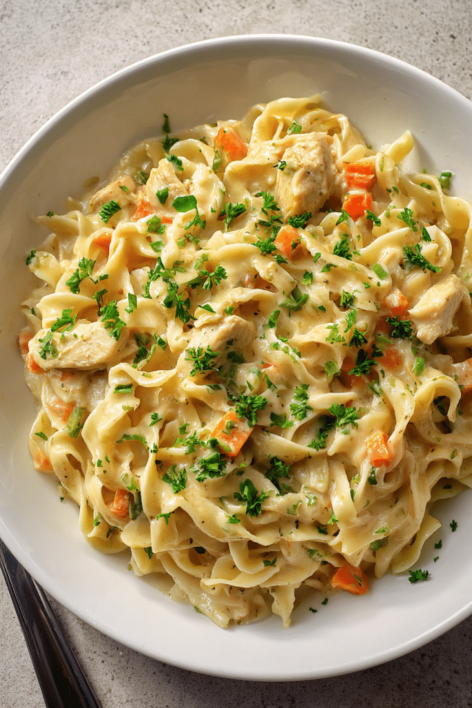Creamy Chicken and Noodles