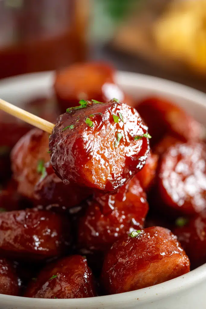 Candied Kielbasa Bites