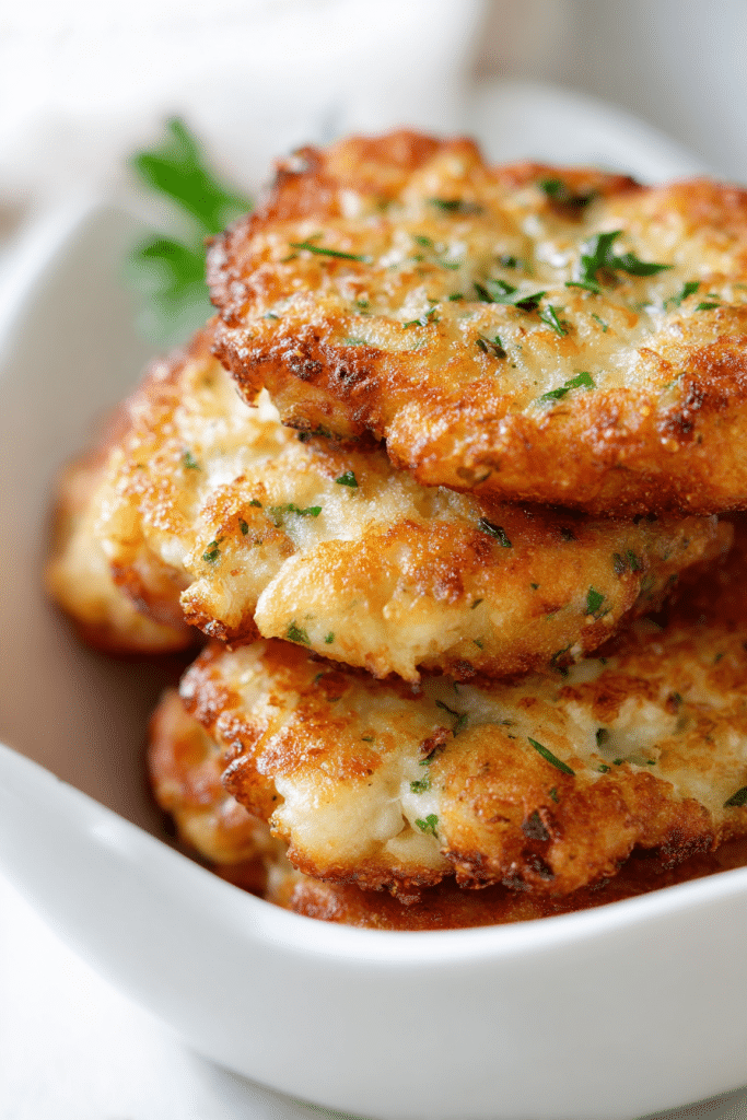 Crispy Chicken Fritters