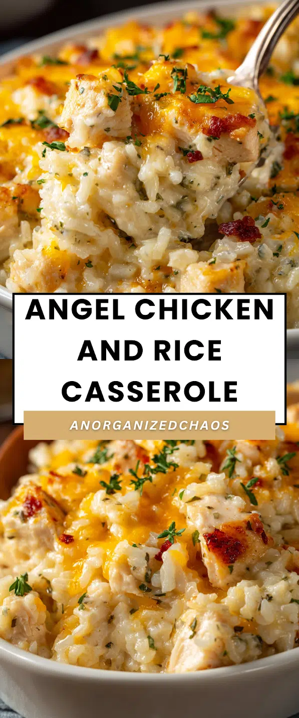 Angel Chicken and Rice Casserole - An Organized Chaos