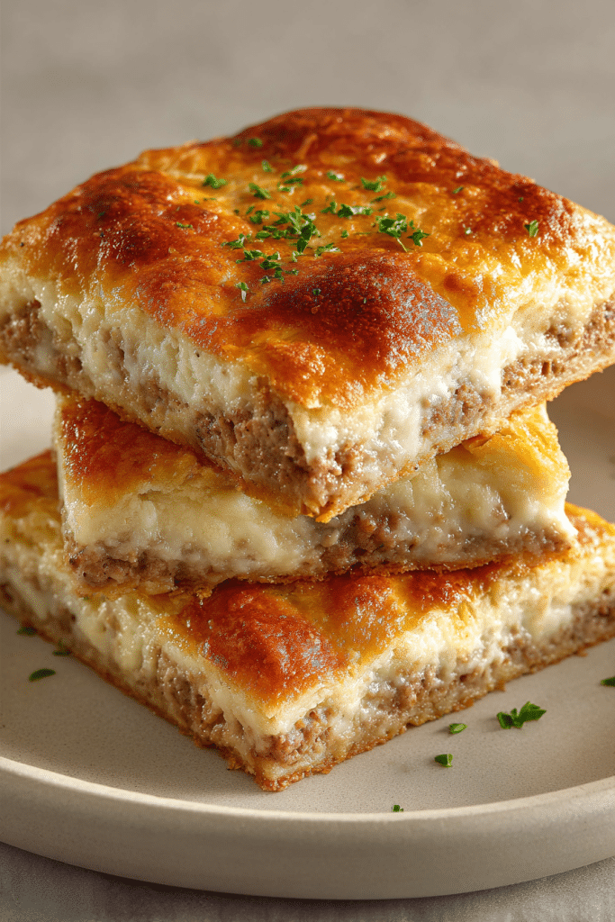 3-Ingredient Sausage & Cream Cheese Casserole