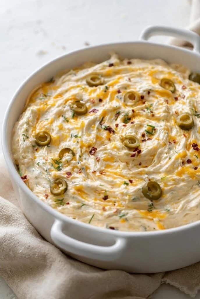 Cheddar Olive Dip