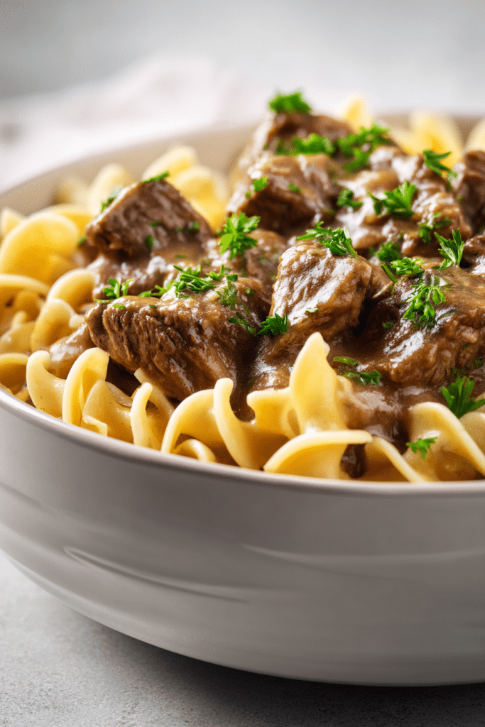Crockpot Beef and Noodles