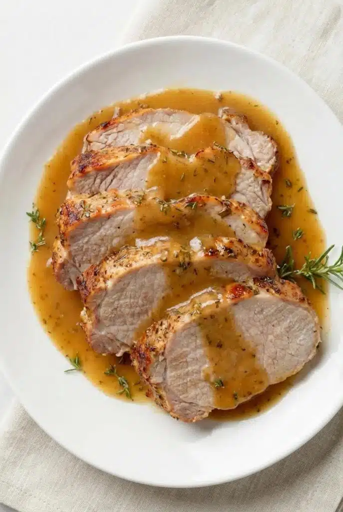 Slow Cooker Apple Cider Pork Roast