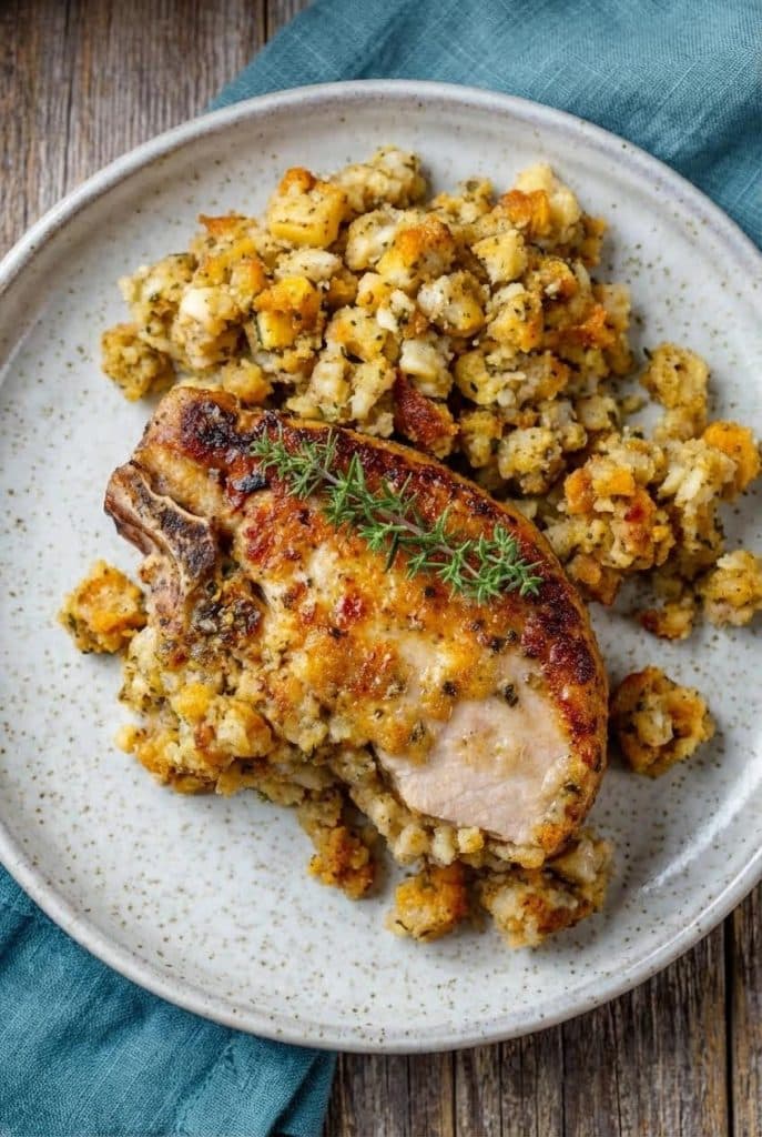 Crock Pot Pork Chop Stuffing