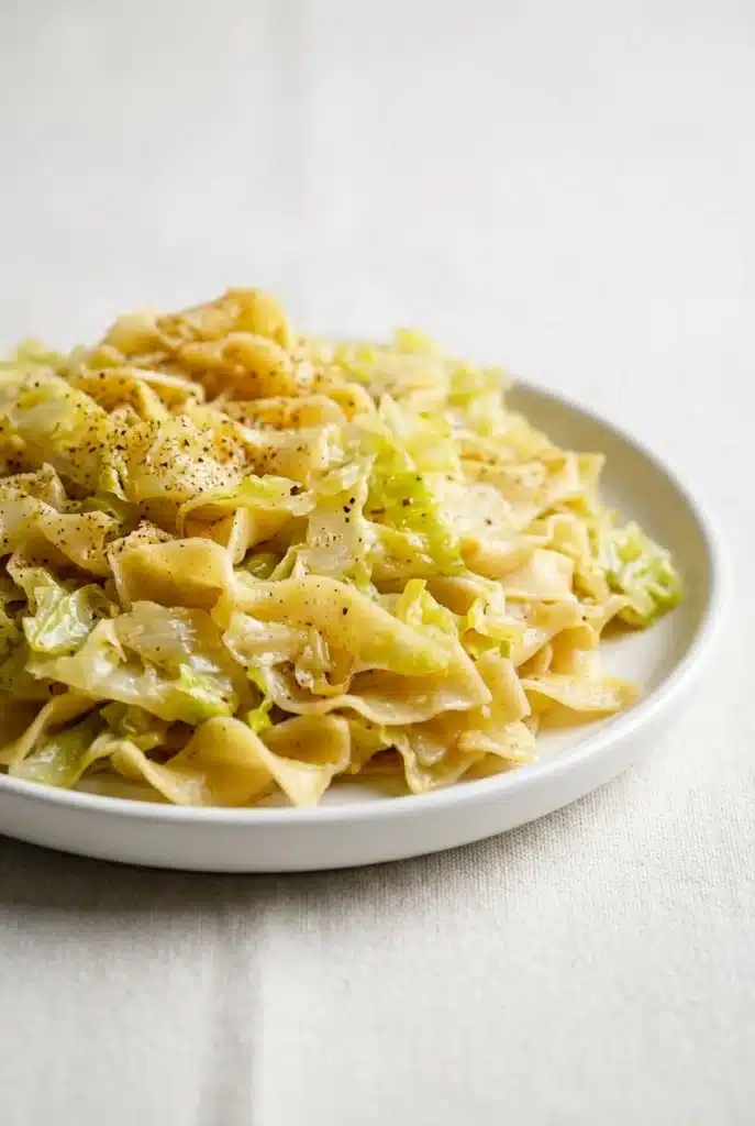 Crockpot Cabbage and Noodles (4 Ingredients)