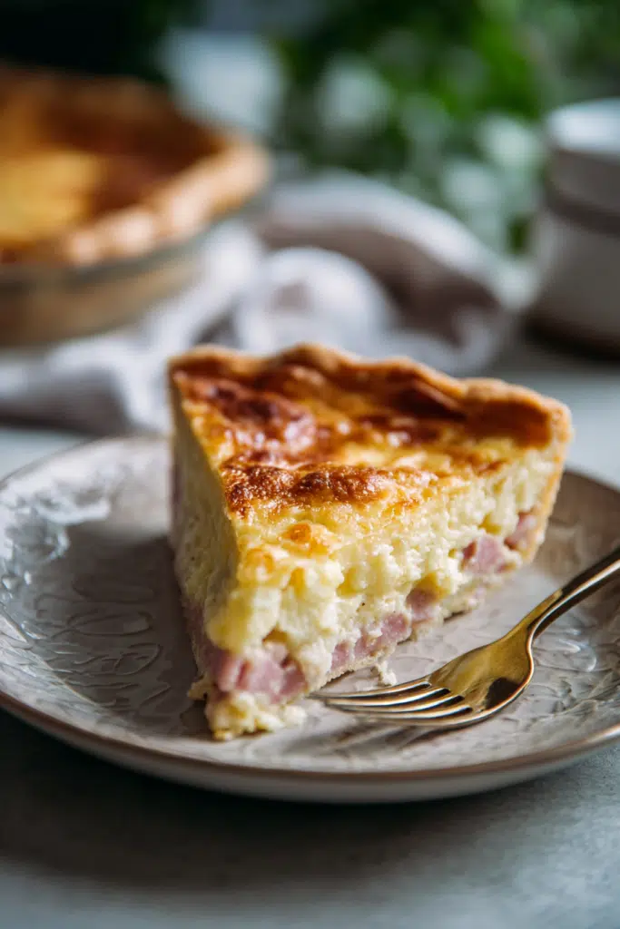 Impossible Ham And Swiss Pie