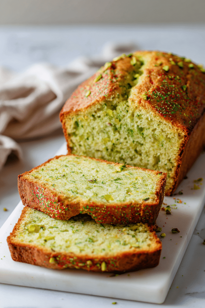 Pistachio Zucchini Bread