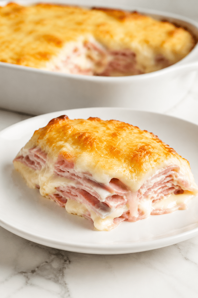 Low-Carb Ham and Cheese Egg Bakes