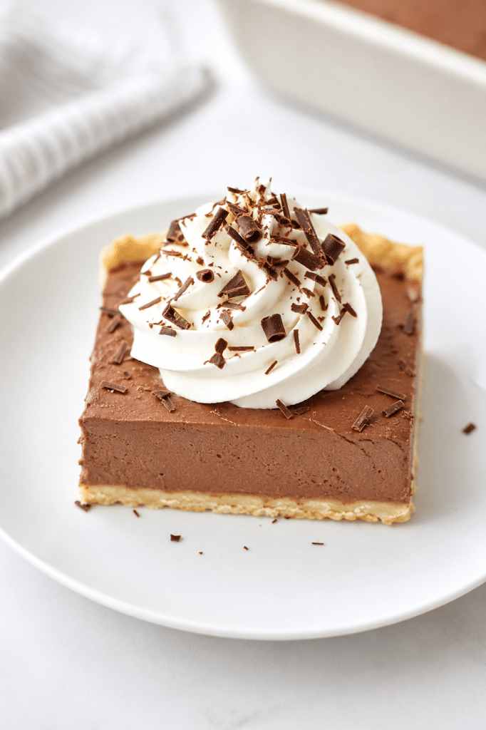French Silk Slab Pie